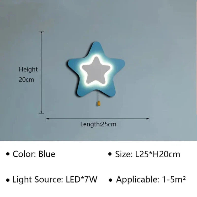 LED-Wandrampe für Kinderzimmer und Korridore