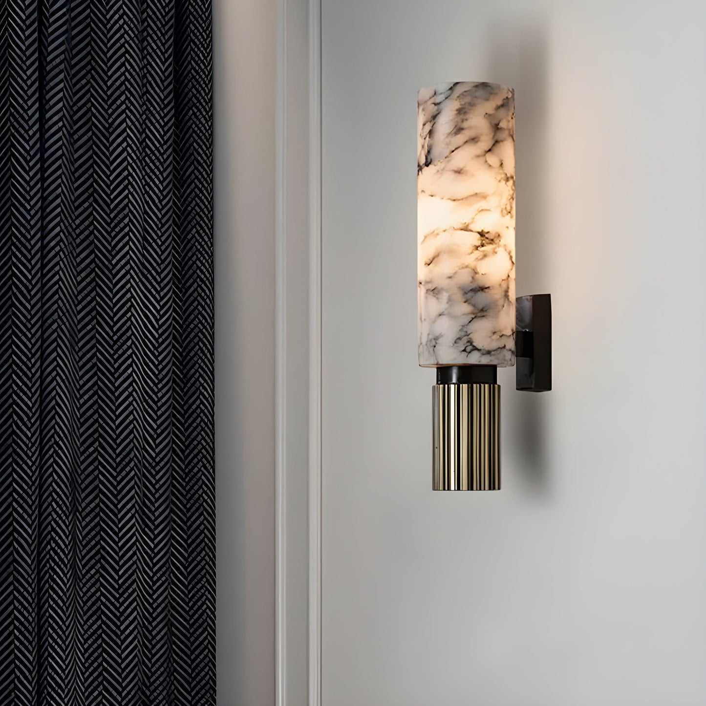 Frendorf | Marbelle – Elegante Wandleuchte mit stilvollem Marmorinspiriertem Muster
