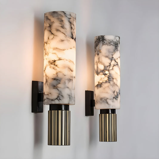 Frendorf | Marbelle – Elegante Wandleuchte mit stilvollem Marmorinspiriertem Muster