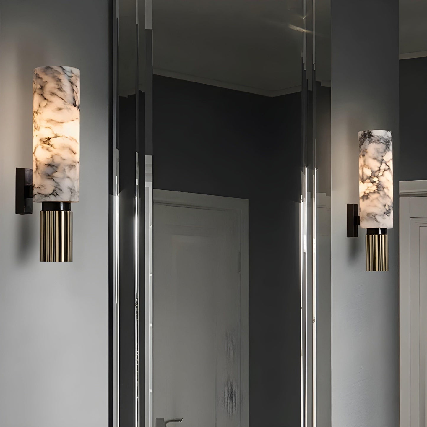Frendorf | Marbelle – Elegante Wandleuchte mit stilvollem Marmorinspiriertem Muster