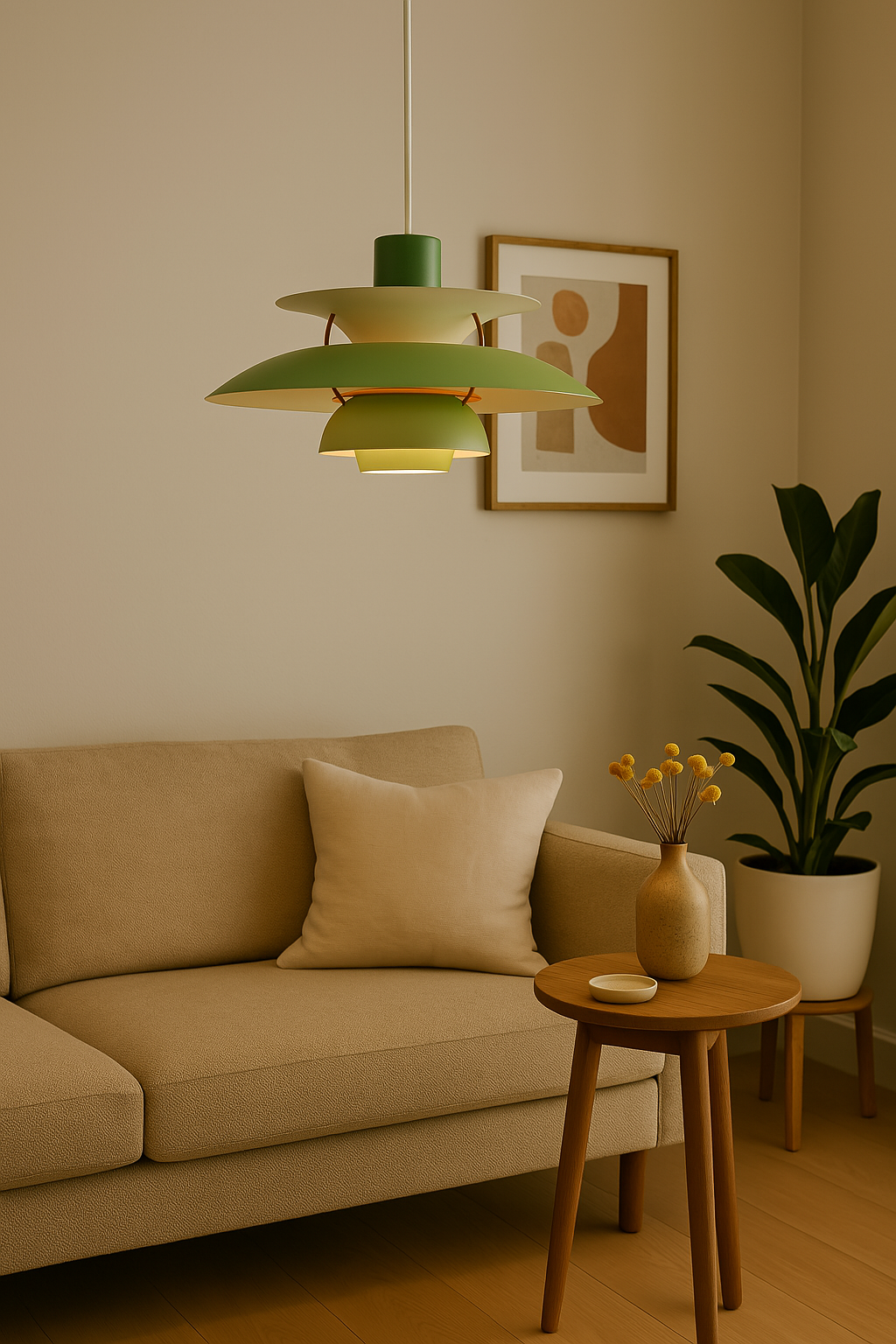 Frendorf | Moderne LED Deckenlampe rund – Dimmbar & langlebig – Stilvolle Beleuchtung für Wohnzimmer, Esszimmer & Büro