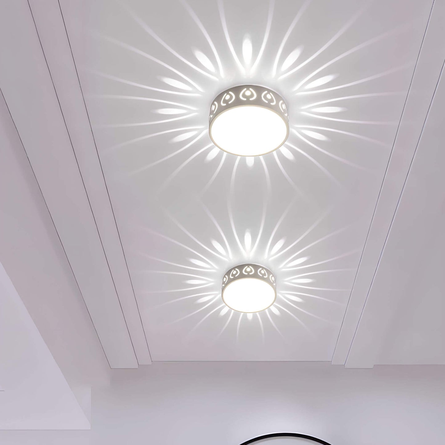 Moderne LED-Deckenleuchte - für Eingang, Flur und Balkon