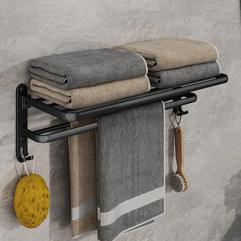 Modernes Klappbares Handtuchregal – Platzsparendes Design für Stilvolle Badezimmer