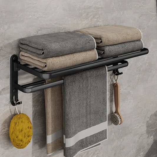Modernes Klappbares Handtuchregal – Platzsparendes Design für Stilvolle Badezimmer