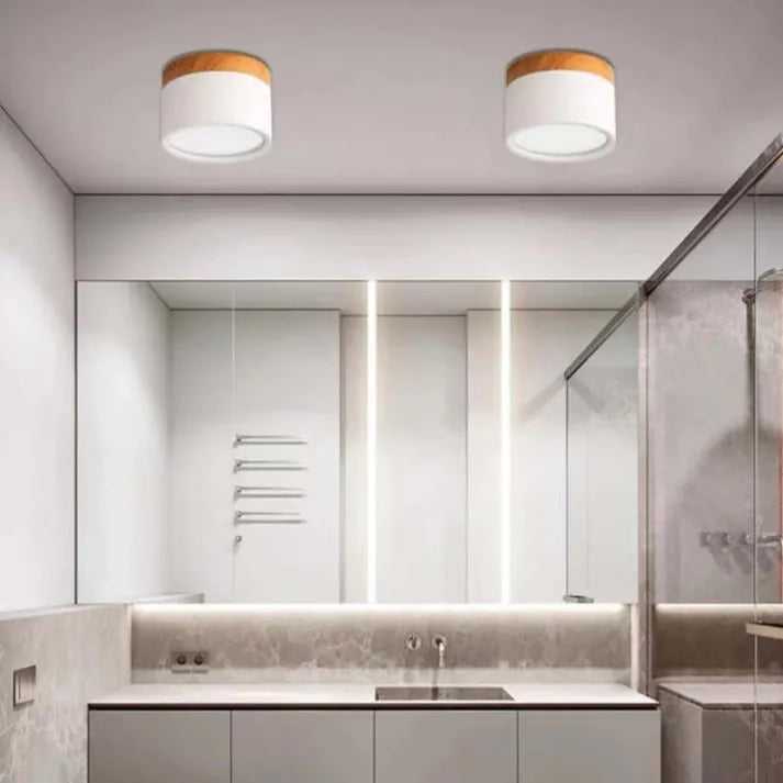 Skandinavische LED Deckenleuchte für einen schlanken Look