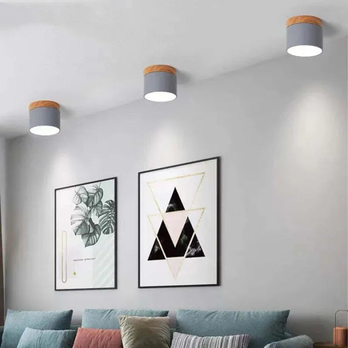 Skandinavische LED Deckenleuchte für einen schlanken Look