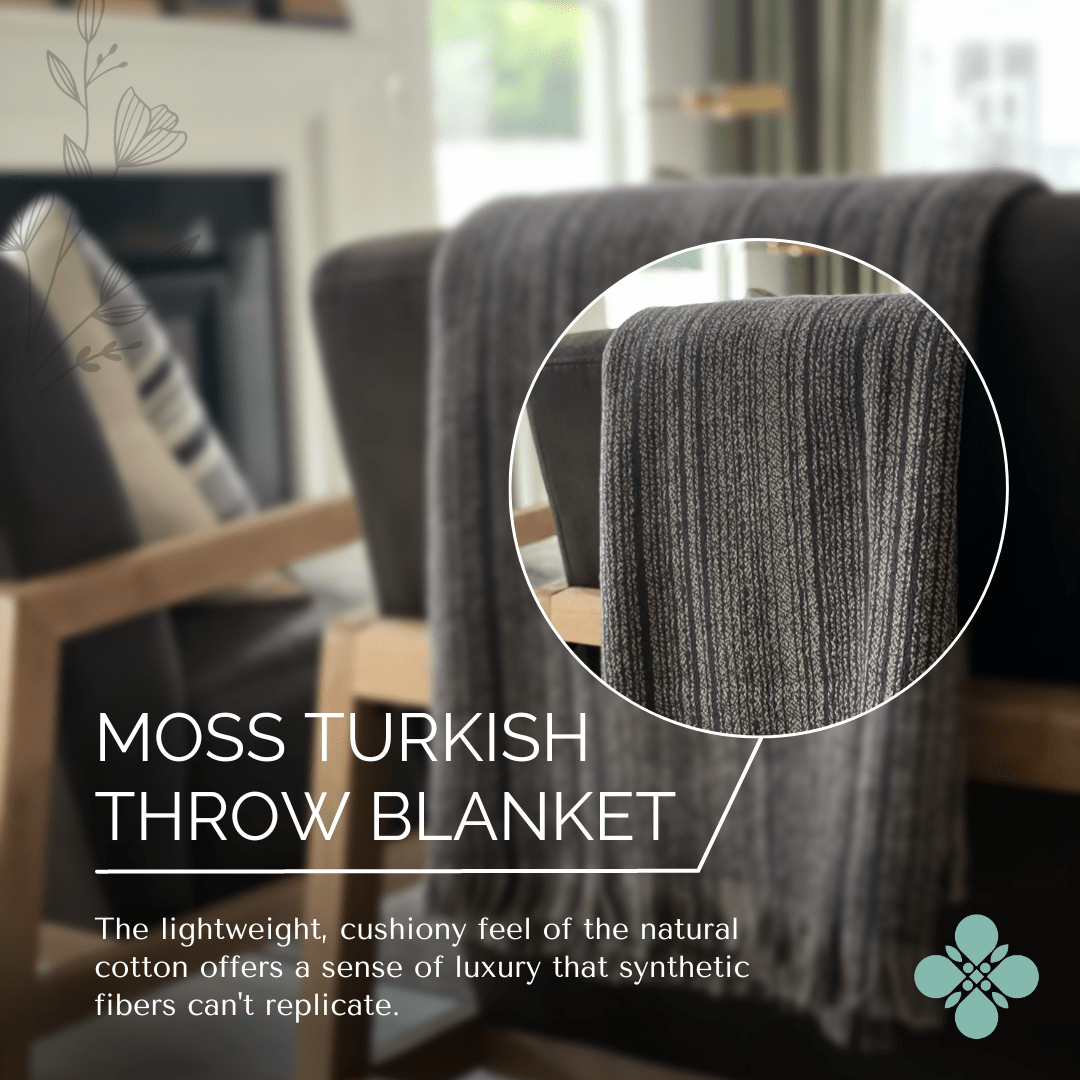 Moss Türkische Kuscheldecke
