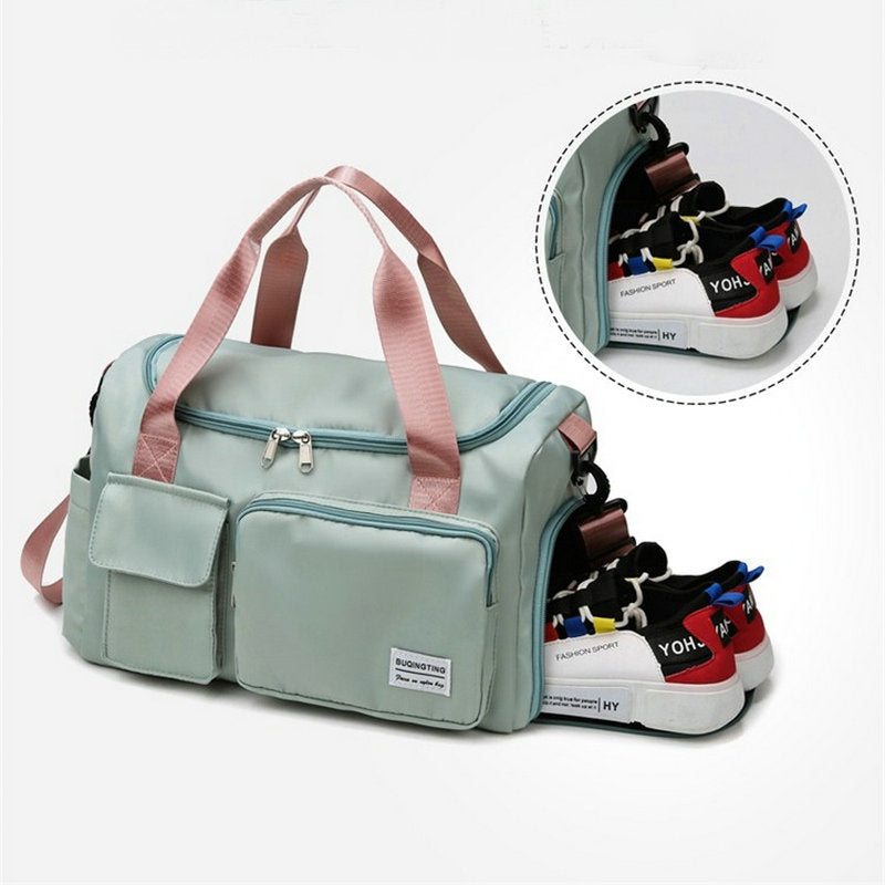Frendorf | Multi-Taschen Reisetasche, Sport- und Gymnastik-Duffle mit separatem Schuhfach