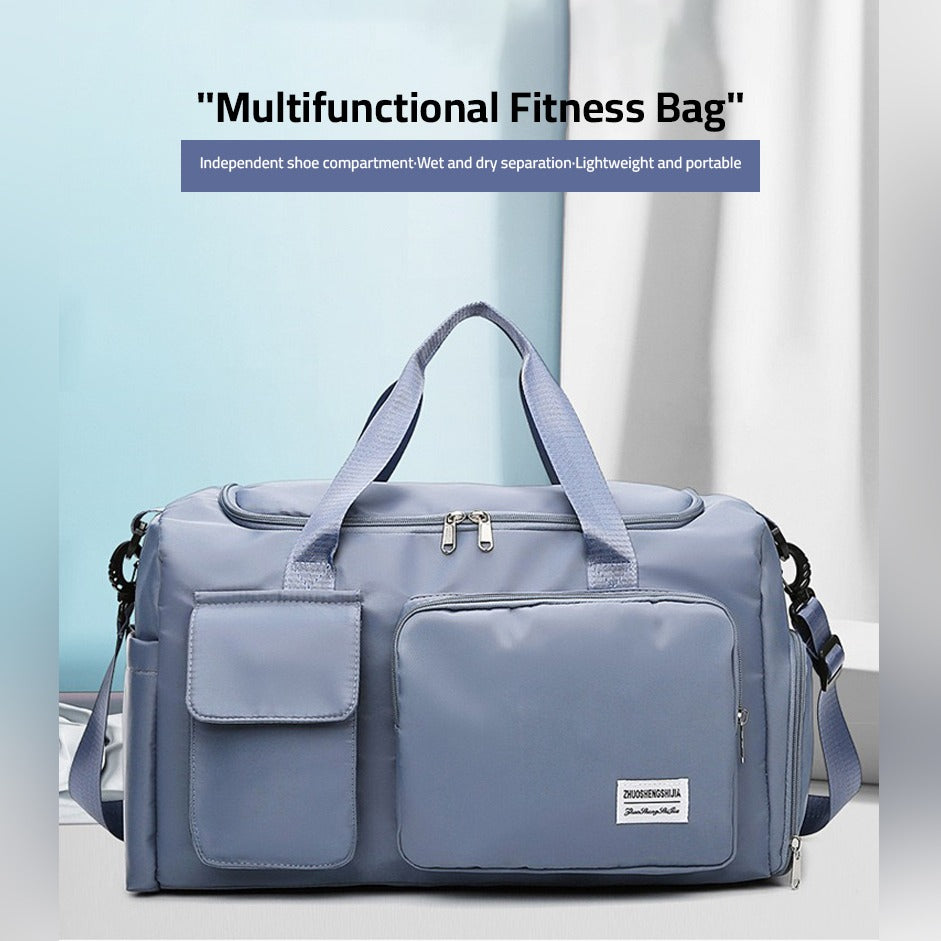 Frendorf | Multi-Taschen Reisetasche, Sport- und Gymnastik-Duffle mit separatem Schuhfach