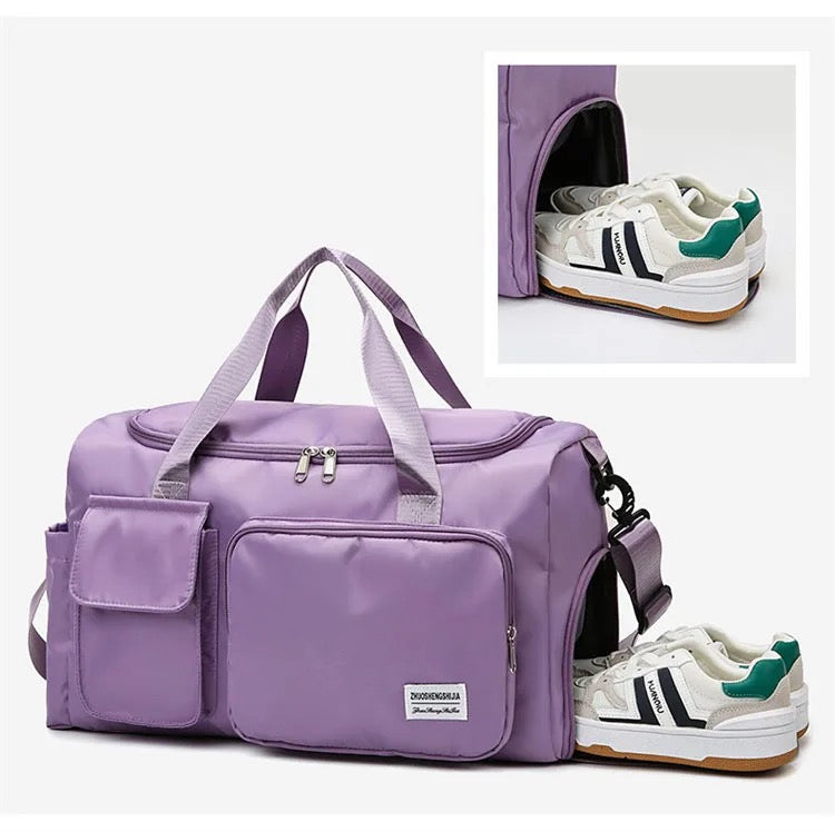 Frendorf | Multi-Taschen Reisetasche, Sport- und Gymnastik-Duffle mit separatem Schuhfach