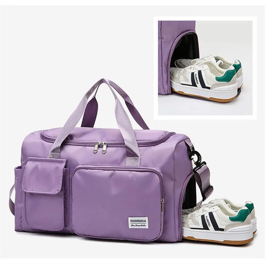 Frendorf | Multi-Taschen Reisetasche, Sport- und Gymnastik-Duffle mit separatem Schuhfach
