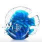 Mehrfarbig Gepunktet Tropischer Fisch Delikate Glas Skulptur Elegante Wohnungsdekoration Glas Fisch Exquisite Raum Wohnungsdekoration Handwerk