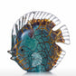 Mehrfarbig Gepunktet Tropischer Fisch Delikate Glas Skulptur Elegante Wohnungsdekoration Glas Fisch Exquisite Raum Wohnungsdekoration Handwerk