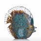 Mehrfarbig Gepunktet Tropischer Fisch Delikate Glas Skulptur Elegante Wohnungsdekoration Glas Fisch Exquisite Raum Wohnungsdekoration Handwerk