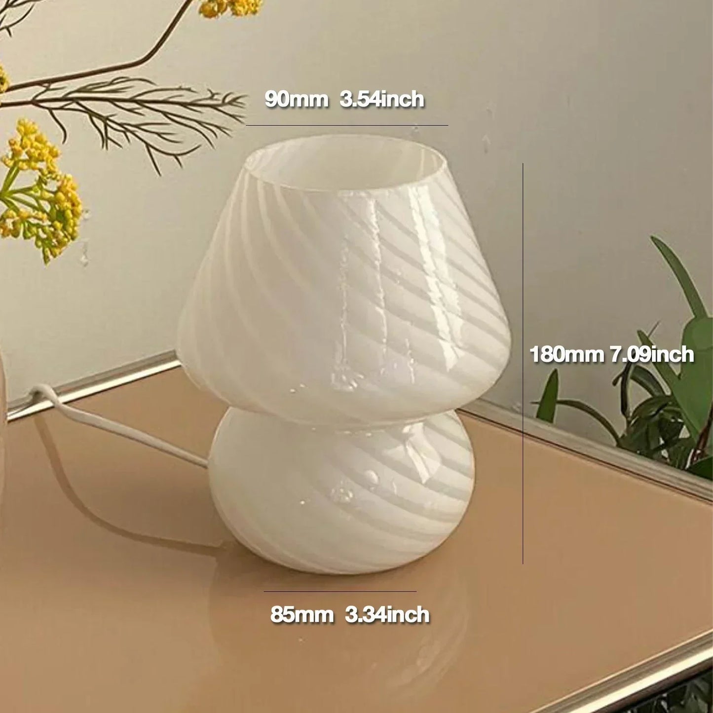 Murano Glas Tischlampe - Elegant und Einzigartig