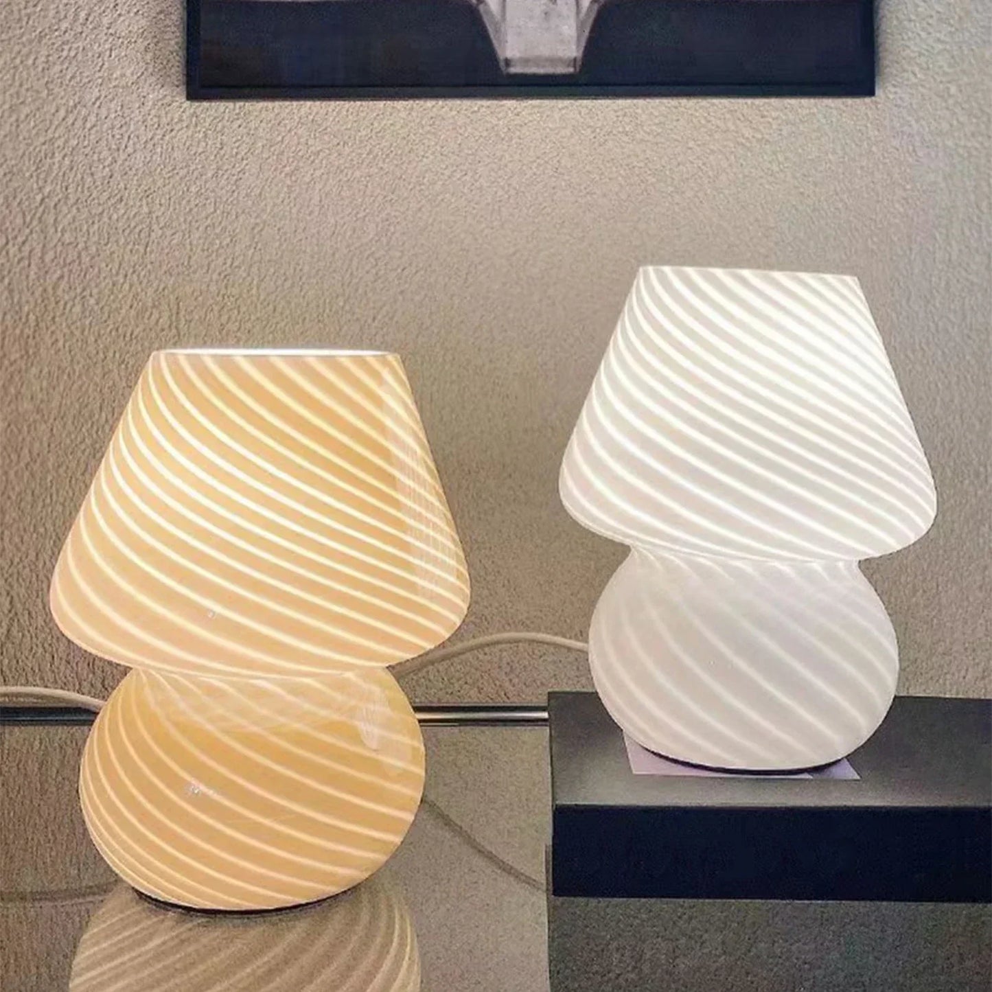 Murano Glas Tischlampe - Elegant und Einzigartig