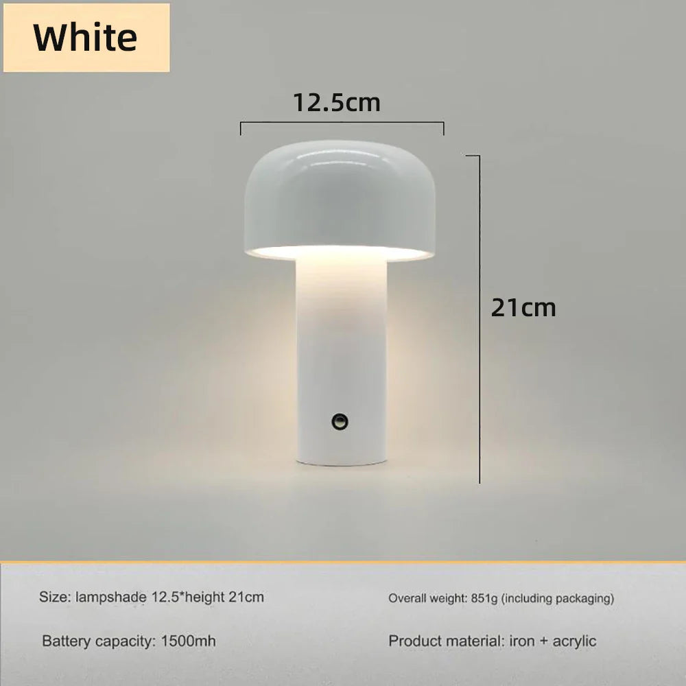 Wiederaufladbare Pilzlampe