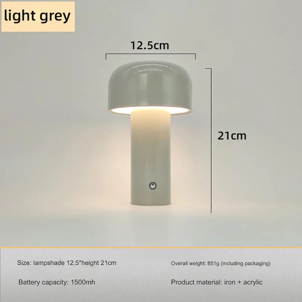 Wiederaufladbare Pilzlampe