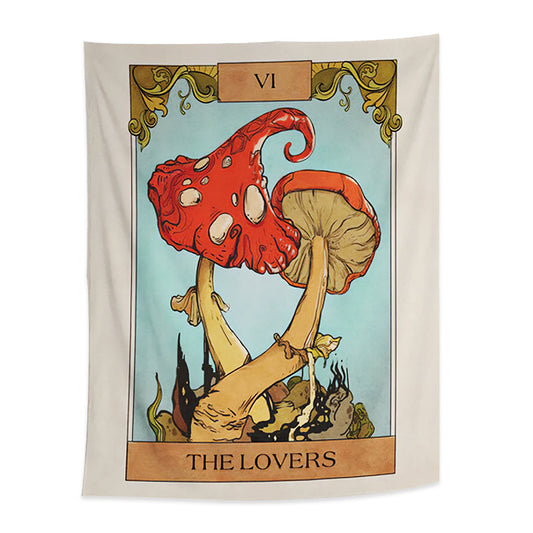 Pilz Tarot Wandteppich