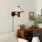Frendorf | AetherWood Pilz Holz Wandleuchte | Handgefertigt | Rustikales Design | Wandbeleuchtung für Wohnzimmer & Schlafzimmer