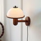 Frendorf | AetherWood Pilz Holz Wandleuchte | Handgefertigt | Rustikales Design | Wandbeleuchtung für Wohnzimmer & Schlafzimmer
