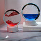 Frendorf | LumenFlow Quicksand 3D USB Tischlampe | Nachtlicht mit Touch-Schalter | 7 Farben