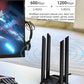 Frendorf | COMFAST CF-966AX Free-drive Dual Band 1800Mbps USB3.0 Hochleistungs-Wireless WiFi 6 Adapter