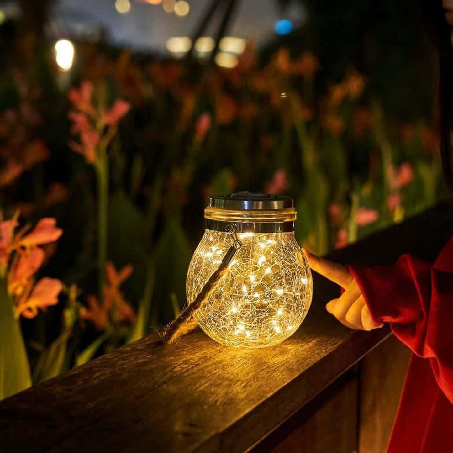 Frendorf | EcoFlare Solarglas-Licht | Nachhaltige Beleuchtung | Deko für Garten & Zuhause