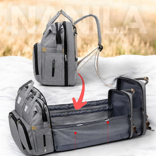 Frendorf | 2in1 Baby Rucksack mit integriertem Wickelbett wählen