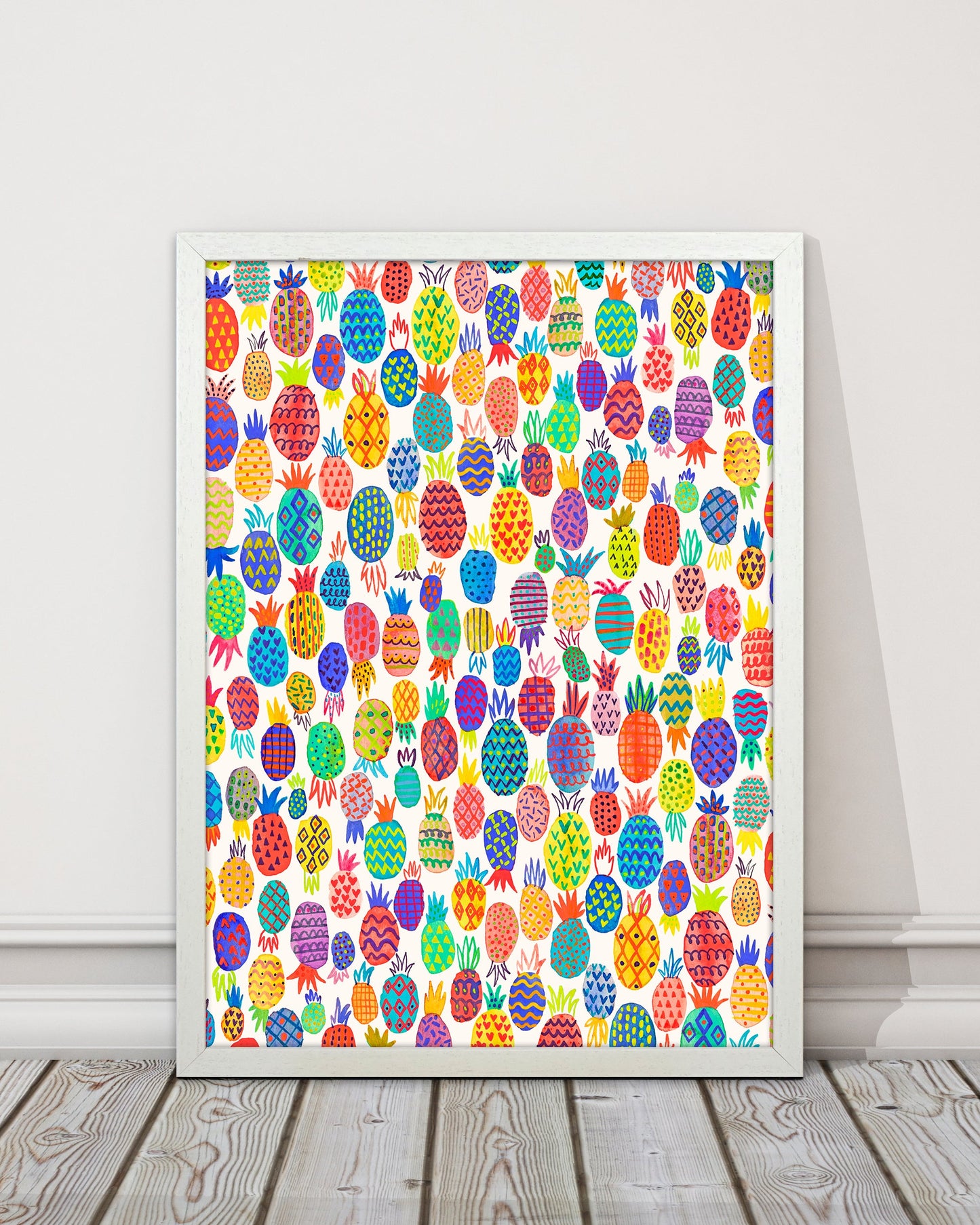 Niedliche Ananas Abstract Kunst Druck