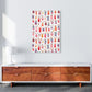 Niedliche Winter-Rehe Kinder Abstract Kunstdruck