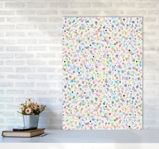 Cosmic Bubbles Buntfarbige Abstrakte Kunstdruck