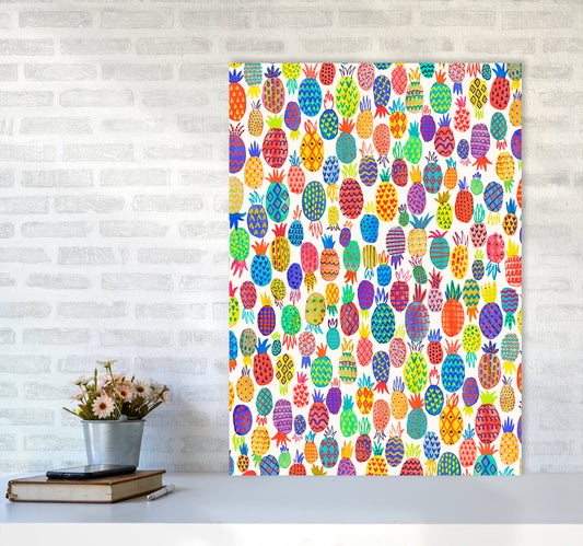 Niedliche Ananas Abstract Kunst Druck