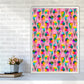 Cute Ice Creams Kids Pink Abstract Art Print