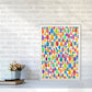 Niedliche Ananas Abstract Kunst Druck