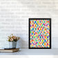 Niedliche Ananas Abstract Kunst Druck
