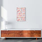 Niedliche Winter-Rehe Kinder Abstract Kunstdruck