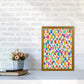 Niedliche Ananas Abstract Kunst Druck