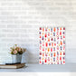Niedliche Winter-Rehe Kinder Abstract Kunstdruck