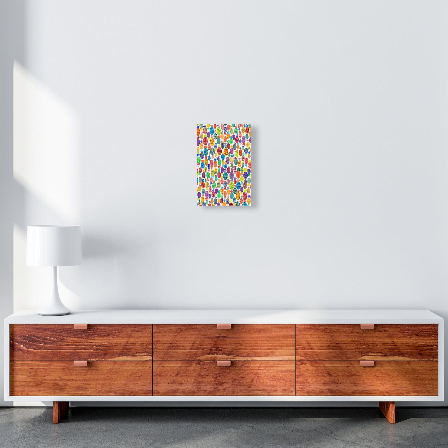 Niedliche Ananas Abstract Kunst Druck