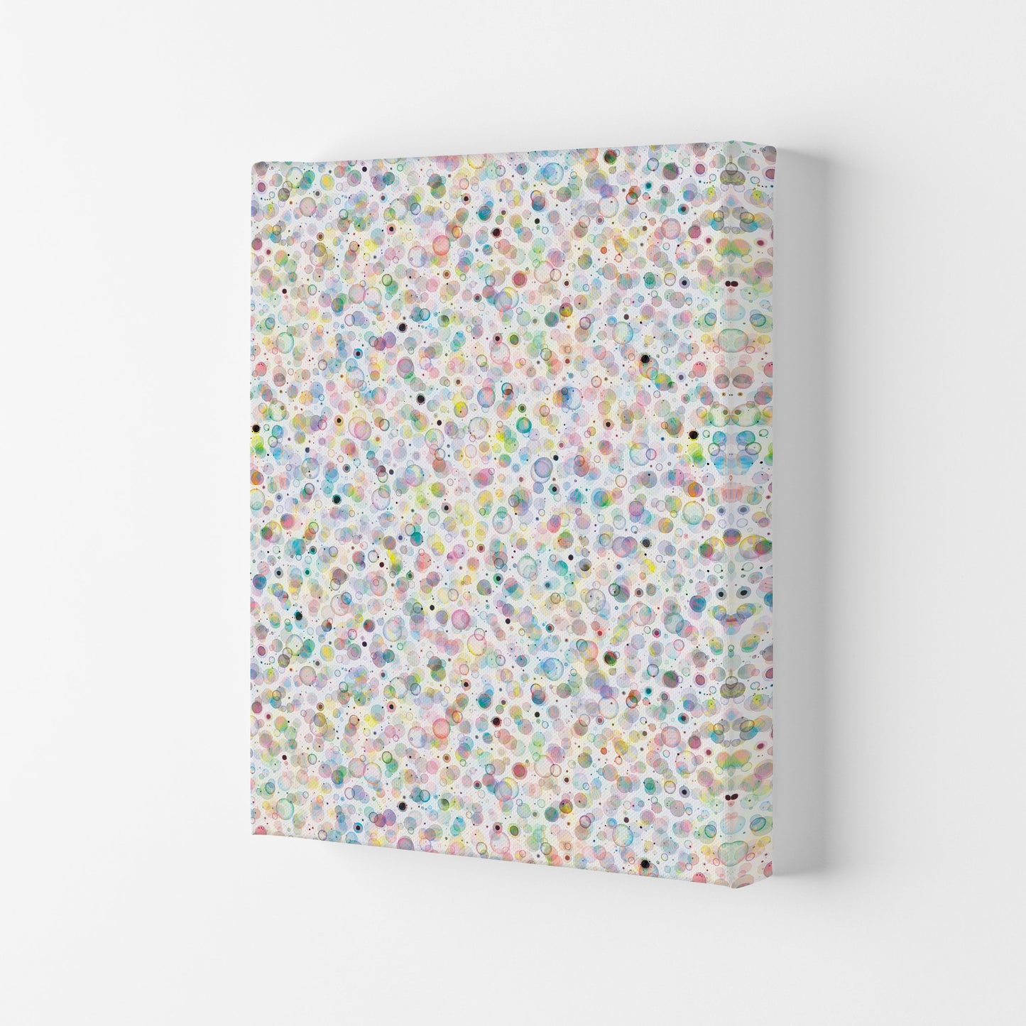 Cosmic Bubbles Buntfarbige Abstrakte Kunstdruck