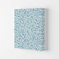 Cosmic Bubbles Blaue Abstrakte Kunstgrafik