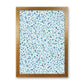 Cosmic Bubbles Blaue Abstrakte Kunstgrafik