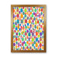 Niedliche Ananas Abstract Kunst Druck