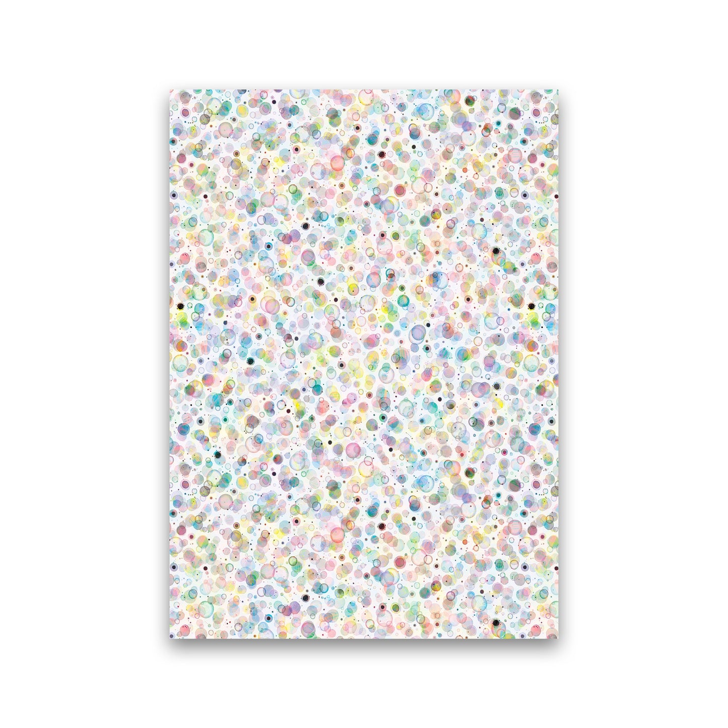 Cosmic Bubbles Buntfarbige Abstrakte Kunstdruck