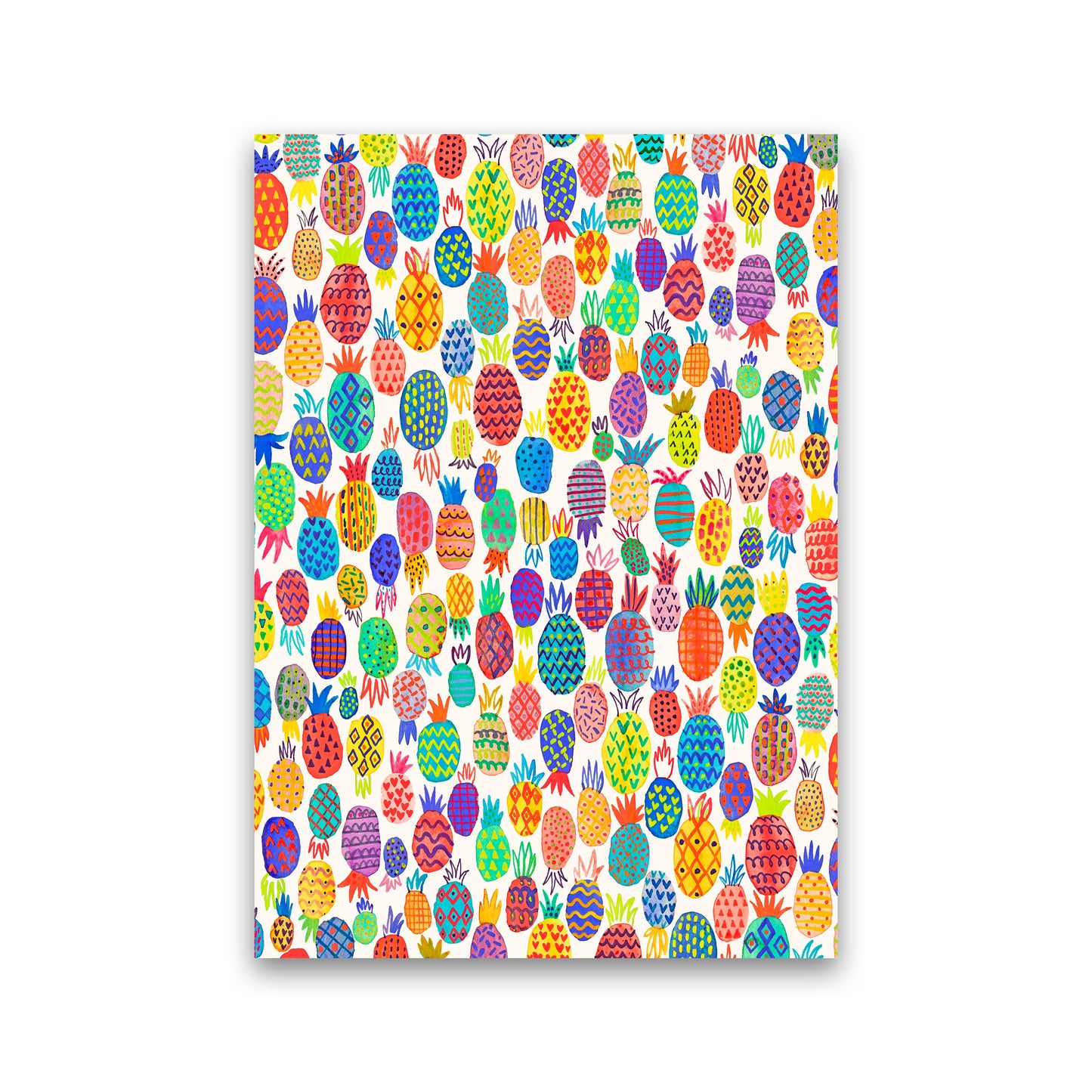 Niedliche Ananas Abstract Kunst Druck