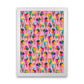 Cute Ice Creams Kids Pink Abstract Art Print