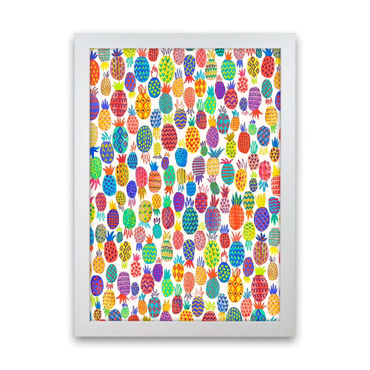 Niedliche Ananas Abstract Kunst Druck