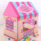 Frendorf | Haushalts Kinder Druckspielzelt Kleines Spielhaus (Rosa)