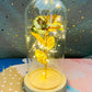 Frendorf | StarBloom Ewige Rose Lampe | LED-Galaxie-Licht | Romantische Dekoration | Perfektes Geschenk